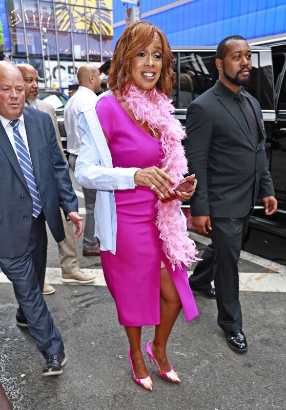 Gayle King - Exits GMA in New York 08/16/2023