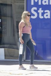 Hilary Duff in Workout Outfit in Sherman Oakes 08/07/2023
