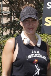 Jaina Lee Ortiz – SAG-AFTRA and WGA Strike at Warner Brothers Studios in Burbank 08/18/2023