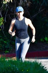 Jennifer Garner After Intense Running in Brentwood 08/29/2023