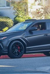 Jennifer Hudson in Her Brand New Lamborghini Urus in Los Angeles 08/03/2023