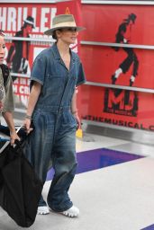 Jennifer Lopez Arriving at JFK Airport in New York 08/12/2023