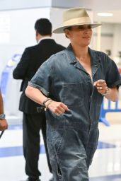 Jennifer Lopez Arriving at JFK Airport in New York 08/12/2023