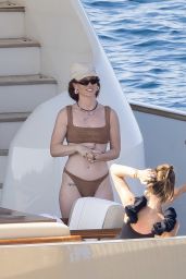 Jess Glynne, Chloe Sims and Barbara Meier in a Luxury Yacht in Ibiza 08/17/2023