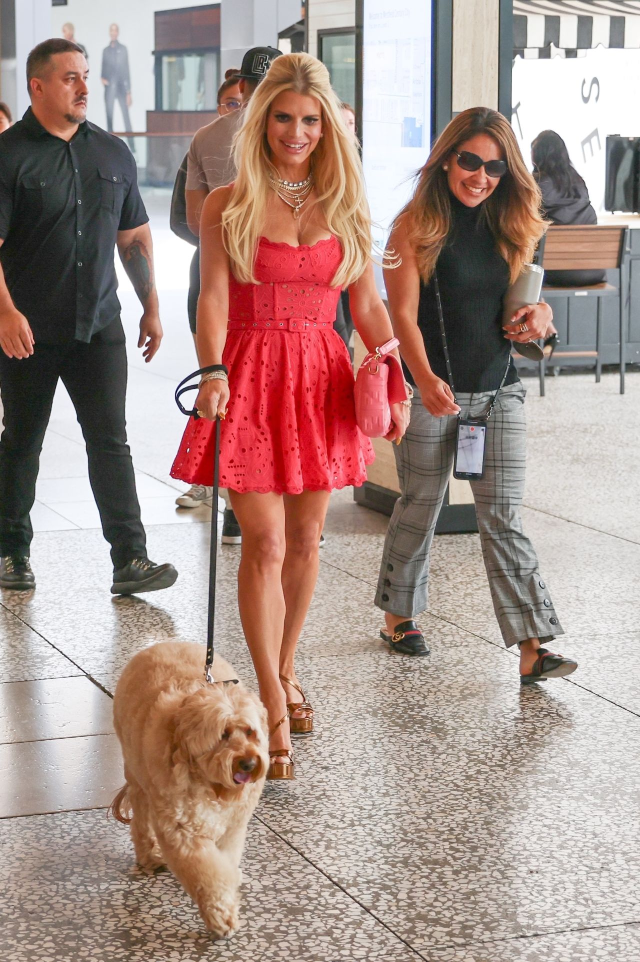 Jessica Simpson In A Colorful Dress At A Petsafe Event In Beverly Hills 08 25 2023 1 