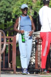 Jodie Turner-Smith at the Park in Los Angeles 08/21/2023