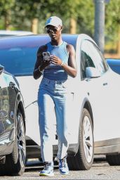 Jodie Turner-Smith at the Park in Los Angeles 08/21/2023