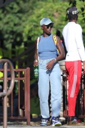 Jodie Turner-Smith at the Park in Los Angeles 08/21/2023