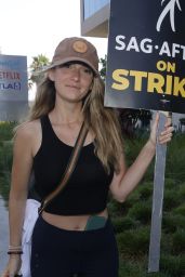 Kathryn Cochrane – Members of SAG-Aftra and the WGA Join the Picket Line at Netflix Offices in Los Angeles 08/14/2023