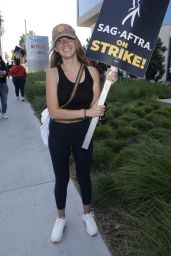 Kathryn Cochrane – Members of SAG-Aftra and the WGA Join the Picket Line at Netflix Offices in Los Angeles 08/14/2023
