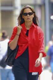 Katie Holmes in Casual Attire in New York 08/14/2023