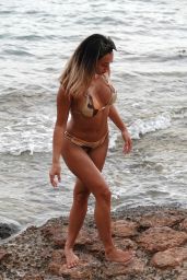 Kazimir Crossley  in a Bikini on the Beach in Ibiza 08/26/2023