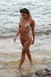 Kazimir Crossley  in a Bikini on the Beach in Ibiza 08/26/2023