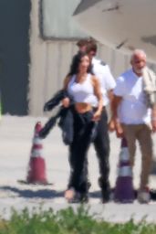 Kim Kardashian - Arriving in Los Angeles on Her Private Plane 08/19/2023