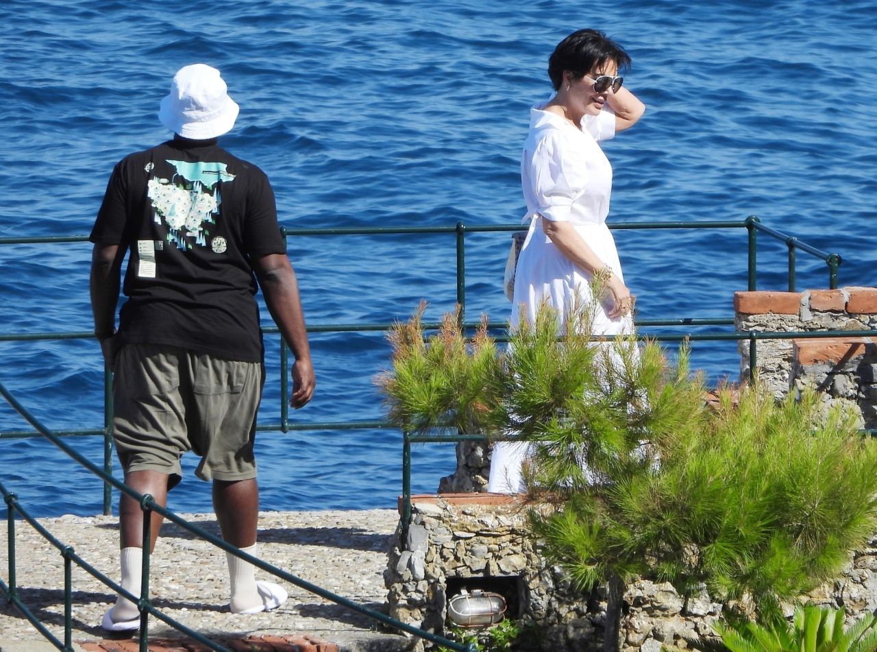 Kris Jenner Dolce and Gabbana Villa Portofino August 6, 2023 – Star Style