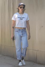 Kristen Stewart in Casual Outfit in Silver Lake 08/18/2023
