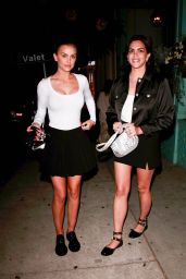 Lala Kent and Katie Maloney at Olivetta in West Hollywood 08/07/2023