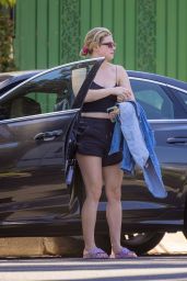Lili Reinhart Arrives for a Photo Shoot Session in LA 08/23/2023