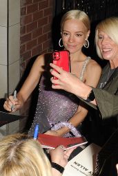 Lily Allen - Leaving the Duke Of York Theatre in London 08/03/2023