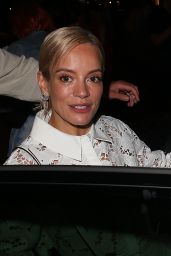 Lily Allen - Leaving the Duke Of York Theatre in London 08/17/2023