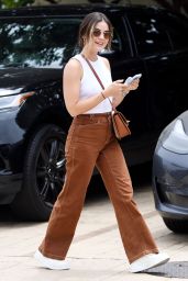 Lucy Hale Street Style - SOHO House in Malibu 07/30/2023