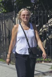 Malin Akerman in Casual Outfit in Los Angeles 08/29/2023