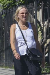 Malin Akerman in Casual Outfit in Los Angeles 08/29/2023