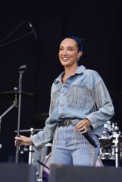 Megan McKenna - Performs on stage at Hardwick Festival in County Durham 08/20/2023