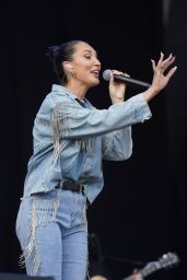 Megan McKenna - Performs on stage at Hardwick Festival in County Durham 08/20/2023