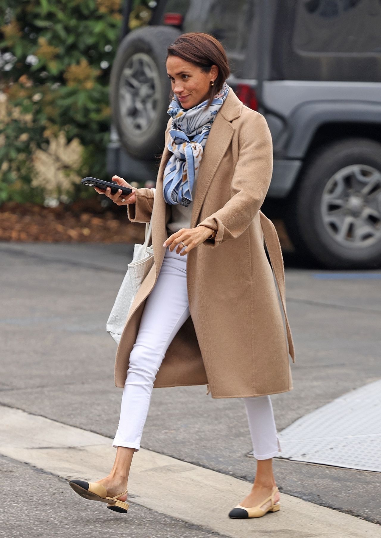 Meghan Markle Layered Up and Cute Out in Santa Barbara