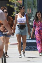 Nicole Murphy in Athletic Wear in West Hollywood 08/23/2023