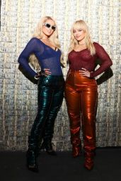 Paris Hilton and Bebe Rexha 08/31/2023