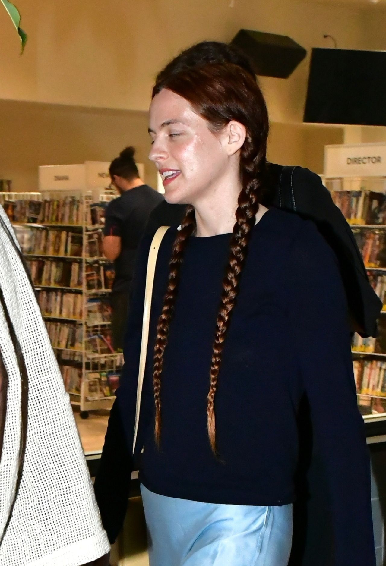 Riley Keough Arriving at a Q&A for "War Pony" in Eagle Rock 08/02/2023