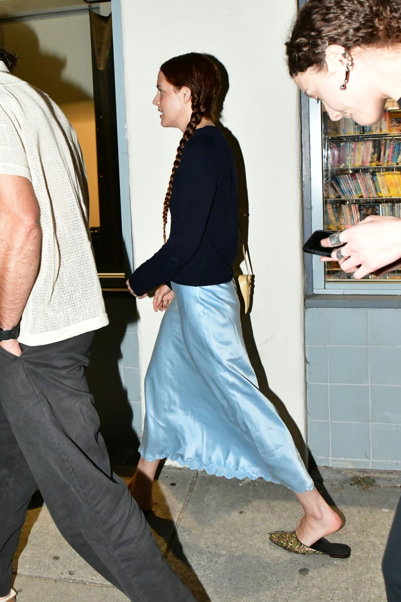 Riley Keough Arriving at a Q&A for "War Pony" in Eagle Rock 08/02/2023