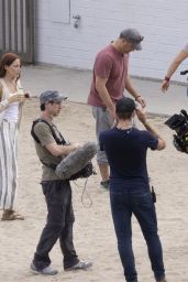 Riley Keough - Filming a Commercial in Malibu 08/09/2023