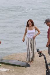 Riley Keough - Filming a Commercial in Malibu 08/09/2023