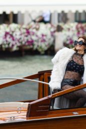 Rita Ora Wearing a Full Look Nina Ricci - Arriving in Venice 08/30/2023