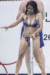 Salma Hayek in a Bikini at the Coast of Mexico 08/13/2023