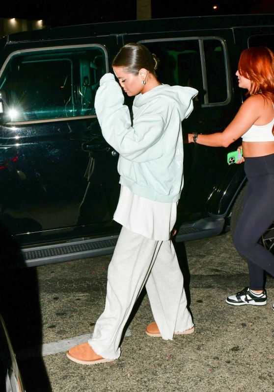 Selena Gomez with Francia Raisa - Leaving a Bowling Alley in Studio City 08/14/2023