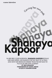 Shanaya Kapoor - Cosmopolitan India July/August 2023 Issue