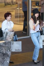 Sharon Osbourne and Aimee Osbourne at the Upscale Neiman Marcus Store in Beverly Hills 08/10/2023
