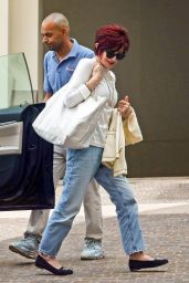 Sharon Osbourne - Arriving at The Maybourne Luxury Hotel in Beverly Hills 08/19/2023