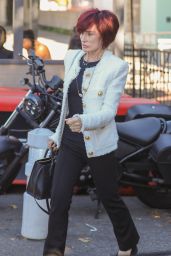 Sharon Osbourne Shopping at the SPRWMN Store on Melrose Place 08/18/2023
