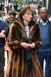 Sophie Turner - Filming ITVX Drama "Joan" in Birmingham 08/11/2023