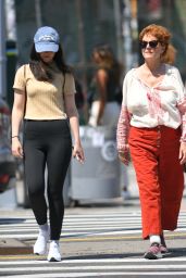 Susan Sarandon in Red Pants in New York 08/20/2023