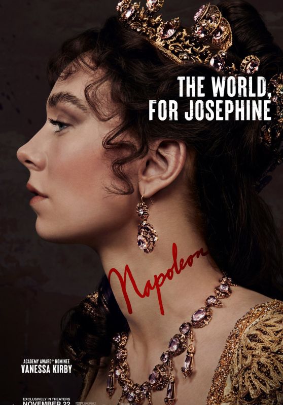 Vanessa Kirby - "Napoleon" Poster and Trailer 2023