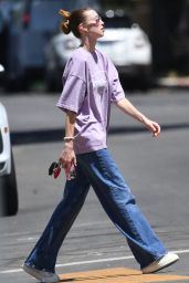 Whitney Port in Baggy Clothing in Los Angeles 08/08/2023
