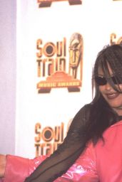 Aaliyah - The 12th Annual Soul Train Music Awards in Los Angeles 02/27/1998