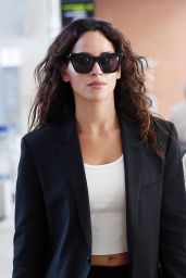 Adria Arjona - Arrives at Marco Polo Airport in Venice 08/30/2023