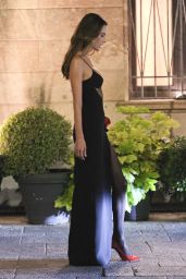 Alessandra Ambrosio at Milan Fashion Week 09/19/2023